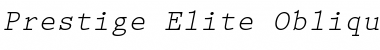 Download Prestige Elite Oblique Font Title Preview