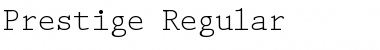 Download Prestige Regular Font Title Preview