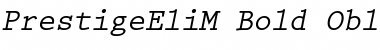 Download PrestigeEliM Bold Oblique Font Title Preview