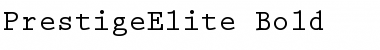 Download PrestigeElite Bold Font Title Preview