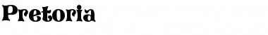 Download Pretoria Regular Font Title Preview