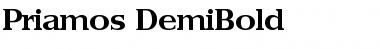 Download Priamos-DemiBold Regular Font Title Preview