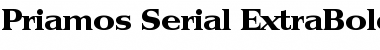Download Priamos-Serial-ExtraBold Regular Font Title Preview