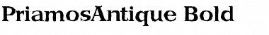Download PriamosAntique Bold Font Title Preview