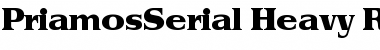 Download PriamosSerial-Heavy Regular Font Title Preview
