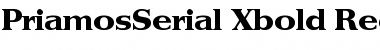 Download PriamosSerial-Xbold Regular Font Title Preview