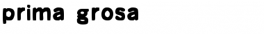 Download prima grosa Regular Font Title Preview