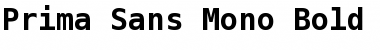 Download PrimaSansMono BT Bold Font Title Preview