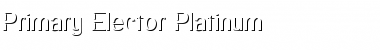 Download Primary Elector Platinum Regular Font Title Preview