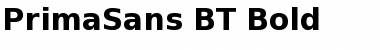 Download PrimaSans BT Bold Font Title Preview