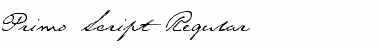 Download Primo Script Regular Font Title Preview