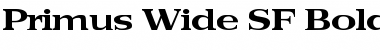 Download Primus Wide SF Bold Font Title Preview