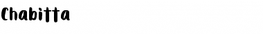 Download Chabitta Chabitta Font Title Preview