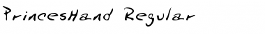 Download PrincesHand Regular Font Title Preview