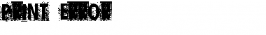 Download Print Error Regular Font Title Preview