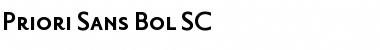 Download Priori Sans Bold Font Title Preview