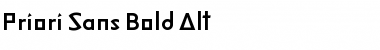 Download Priori Sans Bold Font Title Preview