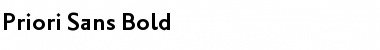 Download Priori Sans Bold Font Title Preview