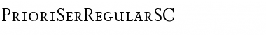 Download PrioriSerRegularSC Regular Font Title Preview