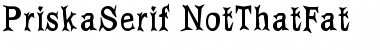 Download PriskaSerif Bold Font Title Preview