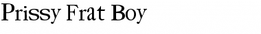 Download Prissy Frat Boy Regular Font Title Preview
