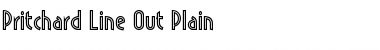 Download Pritchard Line Out Regular Font Title Preview