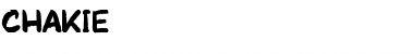 Download Chakie Regular Font Title Preview