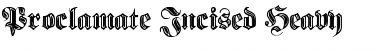 Download Proclamate Incised Heavy Font Title Preview