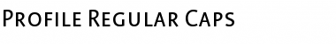 Download Profile Regular Font Title Preview