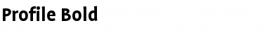 Download Profile Bold Font Title Preview