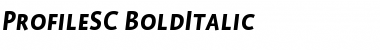 Download ProfileSC Bold Font Title Preview