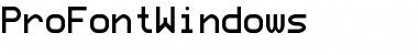 Download ProFontWindows Regular Font Title Preview