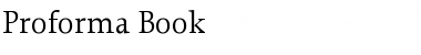 Download Proforma Book Font Title Preview
