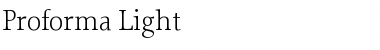 Download Proforma Light Font Title Preview