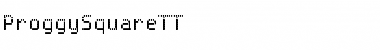 Download ProggySquareTT Regular Font Title Preview