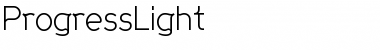 Download ProgressLight Regular Font Title Preview