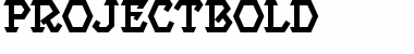 Download ProjectBold Regular Font Title Preview