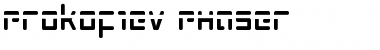 Download Prokofiev Phaser Regular Font Title Preview