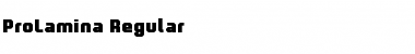 Download ProLamina Regular Font Title Preview
