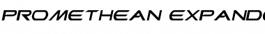 Download Promethean Expanded Italic Expanded Italic Font Title Preview