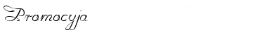 Download Promocyja Medium Font Title Preview
