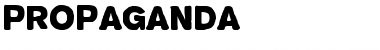 Download Propaganda Regular Font Title Preview