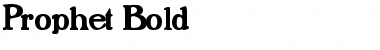 Download Prophet Bold Font Title Preview