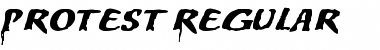 Download Protest Regular Font Title Preview