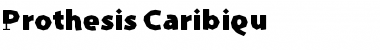 Download Prothesis-Caribiqu Regular Font Title Preview