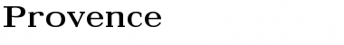 Download Provence Regular Font Title Preview