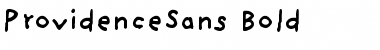 Download ProvidenceSans Bold Font Title Preview