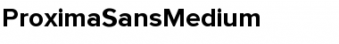 Download ProximaSansMedium Regular Font Title Preview