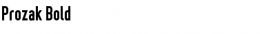 Download Prozak Bold Font Title Preview