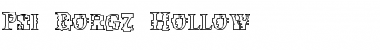 Download Psi Borgz Hollow Regular Font Title Preview